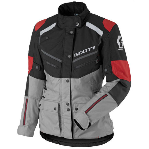 SCOTT USA TURN ADV DP WOMEN'S JACKET - BLACK/RED/LIGHT GREY (M) - Driven Powersports Inc.246410 - 1037007