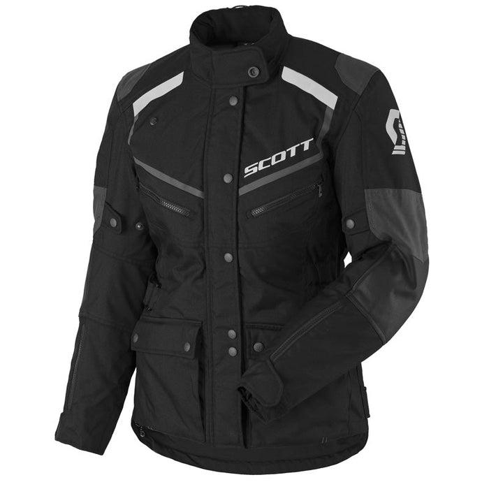 SCOTT USA TURN ADV DP WOMEN'S JACKET (D SIZING) - BLACK/GREY (2XL) (246411 - 1001007) - Driven Powersports Inc.246411 - 1001007