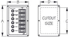 SEADOG ALUMINUM BREAKER PANEL (422800 - 1) - Driven Powersports Inc.035514423410422800 - 1