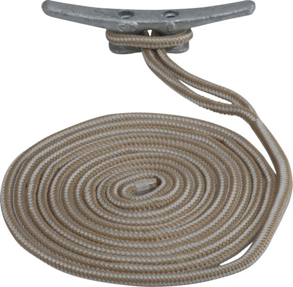 SEADOG DOUBLE BRAIDED NYLON DOCK LINE - Driven Powersports Inc.035514302210302110025G/W - 1