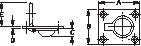 SEADOG FLUSH PULL RING CHR. 1 1/2"X1 3/4" (222400 - 1) - Driven Powersports Inc.035514222082222400 - 1