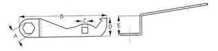 SEADOG GALVANIZED PROP WRENCH (531112) - Driven Powersports Inc.10035514531020531112