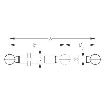 SEADOG GAS FILLED LIFT SPRING 15 (60#) (321466 - 1) - Driven Powersports Inc.035514321860321466 - 1