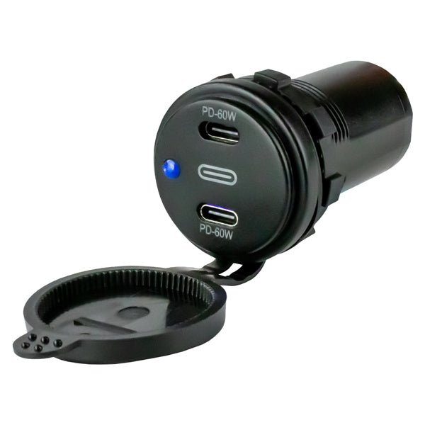 SEADOG POWER SOCKET DUAL USB - C (426522) - Driven Powersports Inc.035514433068426522