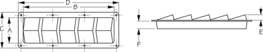 SEADOG SLOTTED VENTILATOR (331290 - 3) - Driven Powersports Inc.035514331517331290 - 3