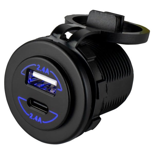 SEADOG SOCKET DUAL USB C/USB A (426516) - Driven Powersports Inc.035514432993426516