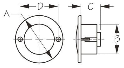 SEADOG TRANSOM LIGHT - ROUND - Driven Powersports Inc.035514400732400135 - 1