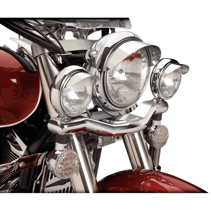 SHOW CHROME 4 1/2" CHROME LIGHT VISOR PR - Driven Powersports Inc.7253780226201 - 229