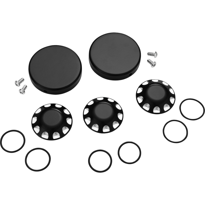 SHOW CHROME AXLE CAPS RYKER SET - Driven Powersports Inc.72537898110141 - 411