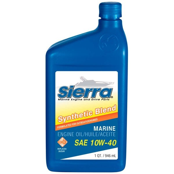 SIERRA ENGINE OIL SAE 10W40 1L S - SYNT (18 - 9551 - 2) - Driven Powersports Inc.80828228625518 - 9551 - 2