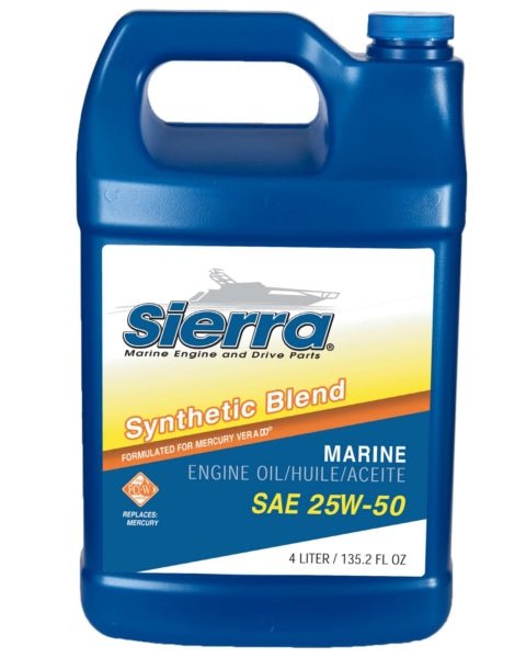 SIERRA ENGINE OIL SAE 25W50 4L S - SYNT (18 - 9552 - 3) - Driven Powersports Inc.80828228630918 - 9552 - 3