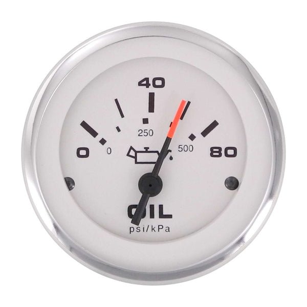 SIERRA OIL PRESSURE, LIDO FOG RESISTANT 2" 0 - 80 (59653P) - Driven Powersports Inc.73195740082659653P