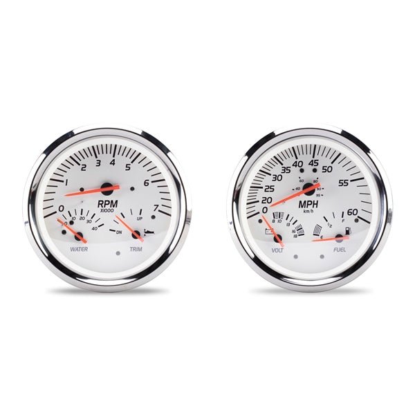 SIERRA WHITE SERIES MULTI - FUNCTION GAUGE KIT - Driven Powersports Inc.80828237859221000P