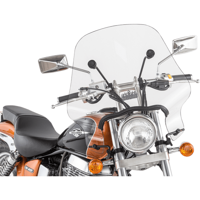 SLIPSTREAMER CLEAR 7/8" H/BAR HELLFIRE WINDSHIELD - Driven Powersports Inc.SS - 24 - C - MSS - 24 - C