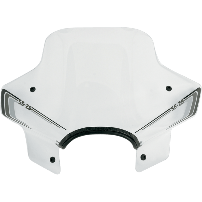 SLIPSTREAMER CLEAR SPORT FAIRING C/W 7/8&1" HARDWARE - Driven Powersports Inc.SS - 28 - C - MSS - 28 - C