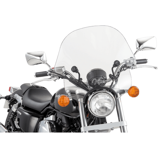 SLIPSTREAMER CLEAR VIPER WINDSHIELD C/W 1"&7/8" HDWRE - Driven Powersports Inc.SS - 10 - CSS - 10 - C