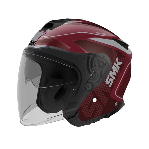 SMK HELMETS GTJ HELMET - TOURER RED/GREY/RED (XL) - Driven Powersports Inc.89026135801271000044748