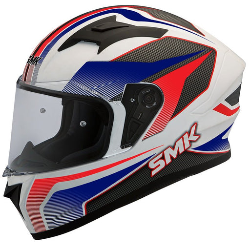 SMK HELMETS STELLAR HELMET - DYNAMO BLACK/WHITE/GREY (MATTE) (M) - Driven Powersports Inc.89026134255651000031624