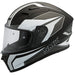 SMK HELMETS STELLAR HELMET - DYNAMO BLACK/WHITE/GREY (MATTE) (S) - Driven Powersports Inc.89026134256261000031630