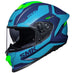 SMK HELMETS TITAN PFT HELMET - AROK BLUE/BLUE/WHITE MD (1000031181) - Driven Powersports Inc.89026134210931000031181