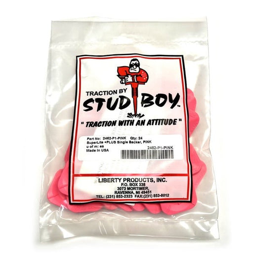 STUD BOY BACKER SUPERLITE PLUS QTY 24 PI (2462 - P1 - PINK) - Driven Powersports Inc.7794210247342462 - P1 - PINK