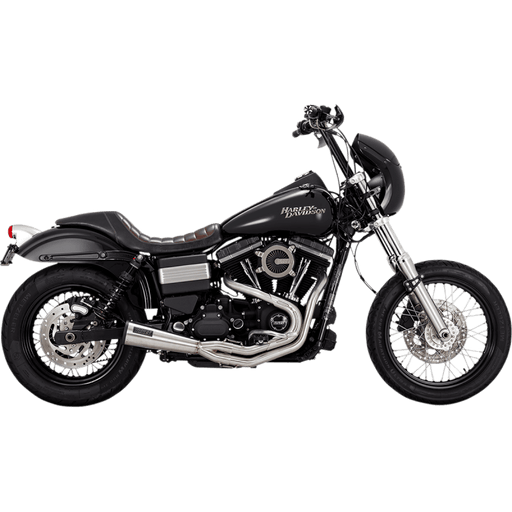 VANCE AND HINES 2 - INTO - 1 UPSWEEP EXHAUST STAINLESS STEEL / STAINLESS STEEL / BLACK - 27625 - Driven Powersports Inc.27625