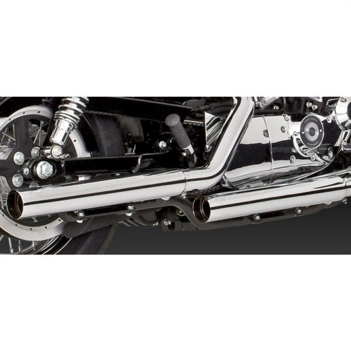 VANCE AND HINES STRAIGHTSHOTS HS SLIP - ON EXHAUST CHROME - 16819 - Driven Powersports Inc.16819