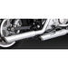 VANCE AND HINES TWIN SLASH 3" SLIP - ON EXHAUST - 16839 - Driven Powersports Inc.16839