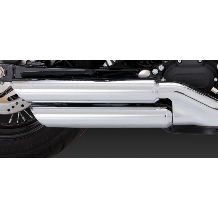 VANCE AND HINES TWIN SLASH 3" SLIP - ON EXHAUST - 16845 - Driven Powersports Inc.16845