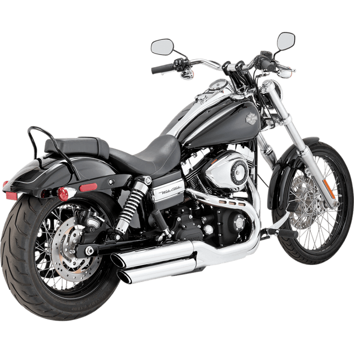 VANCE AND HINES TWIN SLASH 3" SLIP - ON EXHAUST - 16845 - Driven Powersports Inc.16845