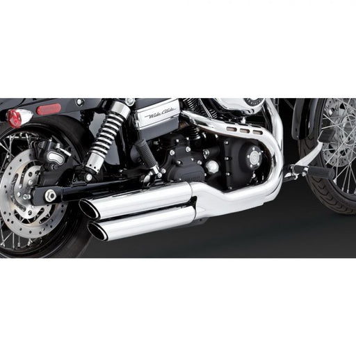 VANCE AND HINES TWIN SLASH 3" SLIP - ON EXHAUST - 16845 - Driven Powersports Inc.16845