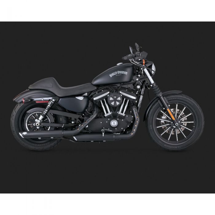 VANCE AND HINES TWIN SLASH 3" SLIP - ON EXHAUST - 46861 - Driven Powersports Inc.46861