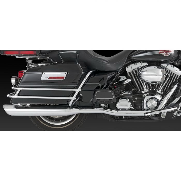 VANCE AND HINES TWIN SLASH SLIP - ON EXHAUST - 16763 - Driven Powersports Inc.16763