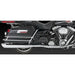 VANCE AND HINES TWIN SLASH SLIP - ON EXHAUST - 16763 - Driven Powersports Inc.16763