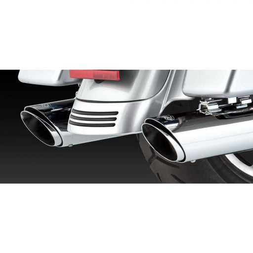 VANCE AND HINES TWIN SLASH SLIP - ON EXHAUST - 16763 - Driven Powersports Inc.16763