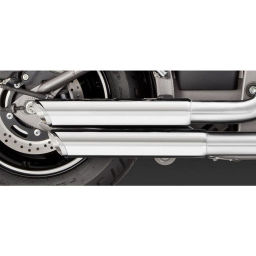 VANCE AND HINES TWIN SLASH STAGGERED EXHAUST SYSTEM - 18397 - Driven Powersports Inc.18397