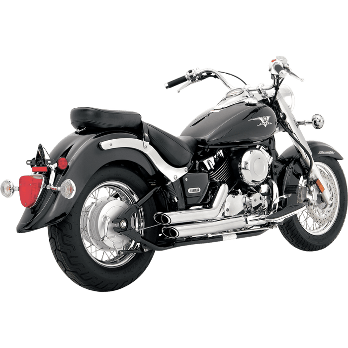 VANCE & HINES 06 - 10 XVS650 SHORTSHOTS 2:2 FS CHROME - Driven Powersports Inc.18515