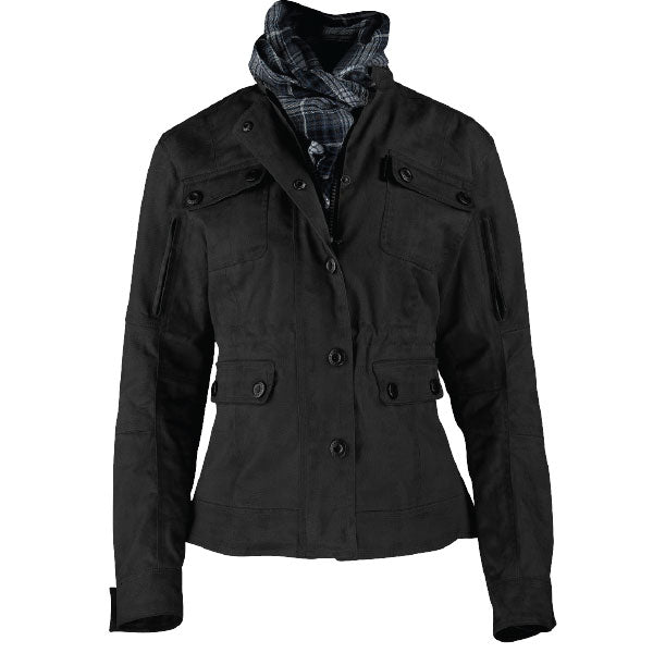 JOE ROCKET WOMEN'S LUNA WAXED CANVAS JACKET — Driven Powersports Inc.