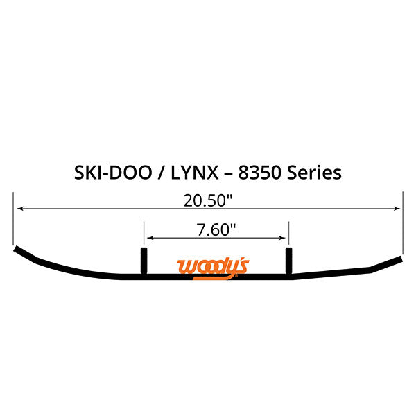 WOODY'S FLATTOP-EXTENDER-TRAIL-III-4-CARBIDE-RUNNER-ELX38350