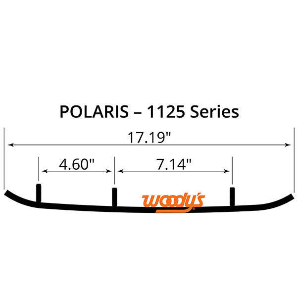 WOODY'S FLATTOP-EXTENDER-TRAIL-III-4-CARBIDE-RUNNER-EPI31125