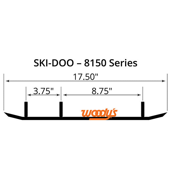 WOODY'S FLATTOP-EXTENDER-TRAIL-III-4-CARBIDE-RUNNER-ESD38150