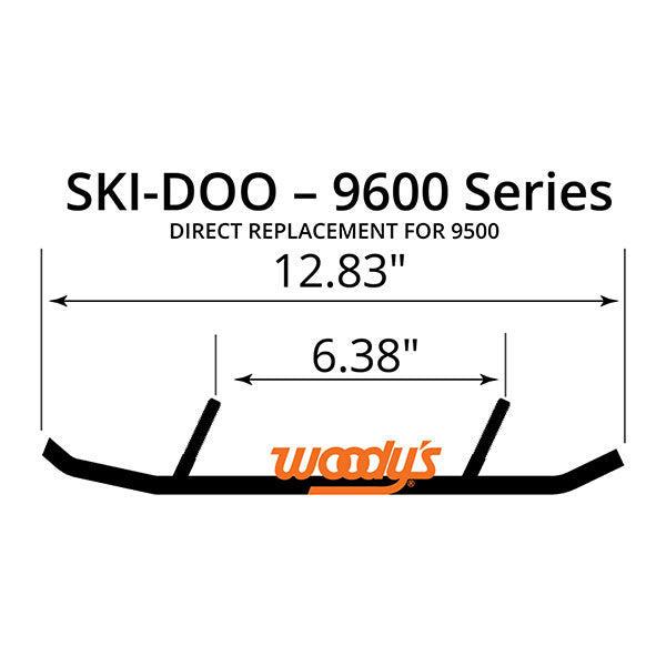 WOODY'S FLATTOP-EXTENDER-TRAIL-III-4-CARBIDE-RUNNER-ESD39600