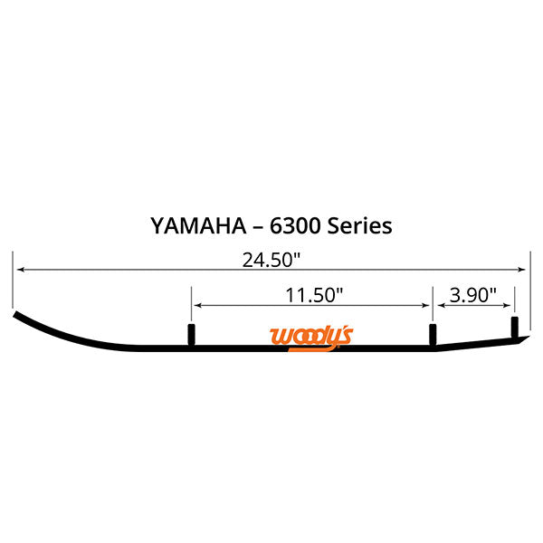 WOODY'S FLATTOP-EXTENDER-TRAIL-III-4-CARBIDE-RUNNER-EYV36300