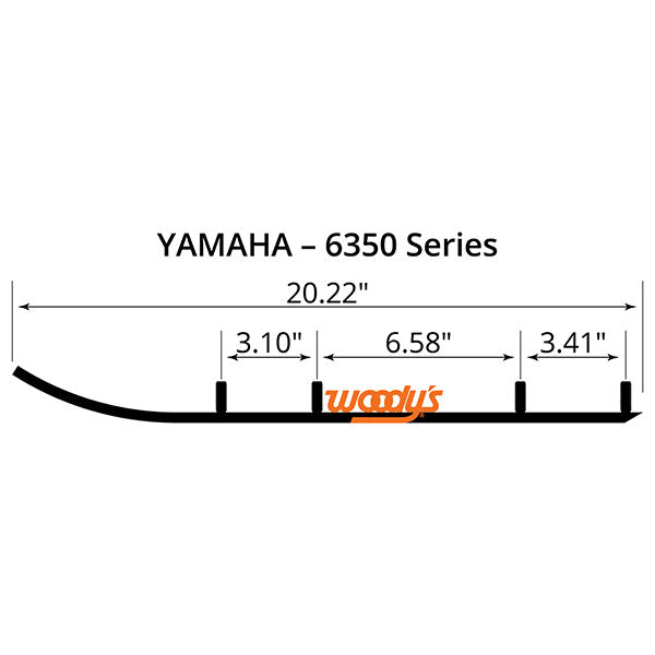 WOODY'S FLATTOP-EXTENDER-TRAIL-III-4-CARBIDE-RUNNER-EYV36350