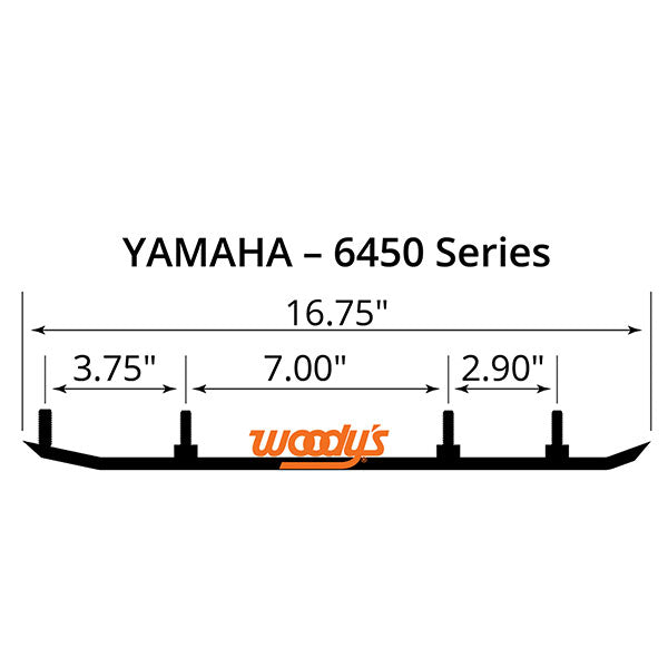 WOODY'S FLATTOP-EXTENDER-TRAIL-III-4-CARBIDE-RUNNER-EYV36450