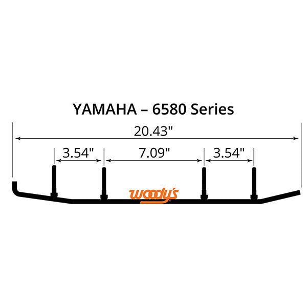 WOODY'S FLATTOP-EXTENDER-TRAIL-III-4-CARBIDE-RUNNER-EYV36580