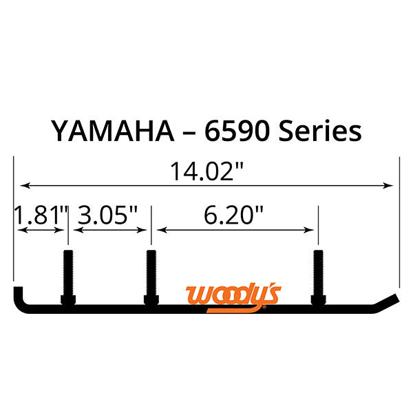 WOODY'S FLATTOP-EXTENDER-TRAIL-III-4-CARBIDE-RUNNER-EYV36590