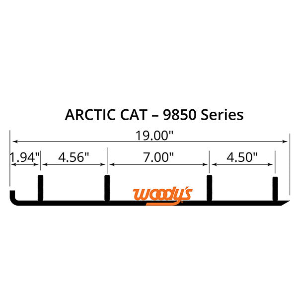 WOODY'S FLATTOP-TRAIL-BLAZER-6-CARBIDE-TRAIL-RUNNER-TAT49850