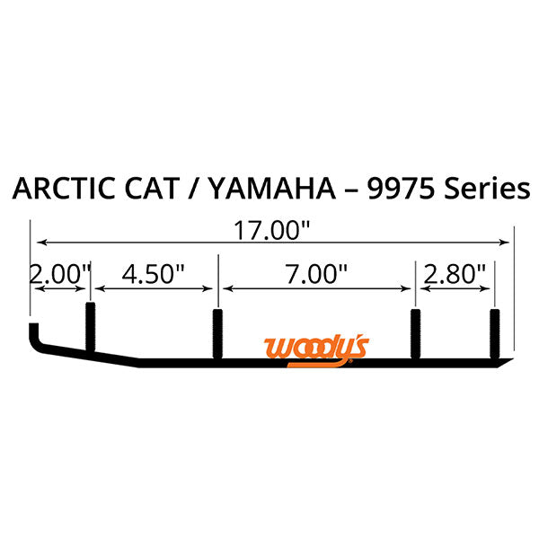 WOODY'S FLATTOP-TRAIL-BLAZER-6-CARBIDE-TRAIL-RUNNER-TAT49975