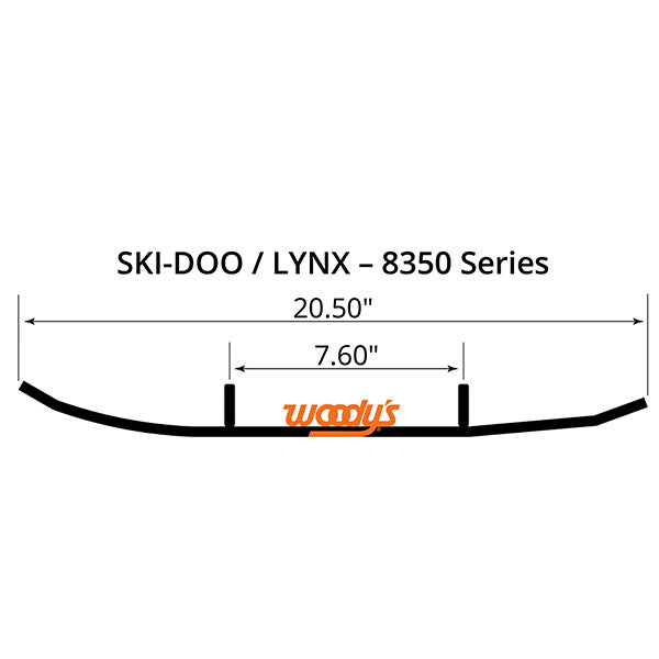 WOODY'S FLATTOP-TRAIL-BLAZER-6-CARBIDE-TRAIL-RUNNER-TLX48350